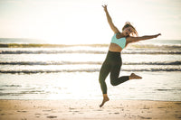 Thumbnail for Turquoise Multi-Way Sports Bra