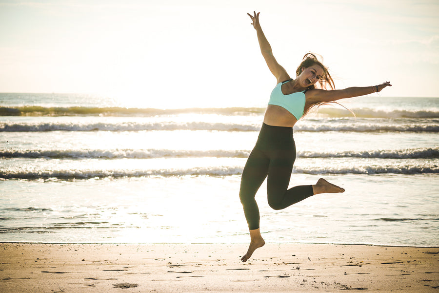 Turquoise Multi-Way Sports Bra