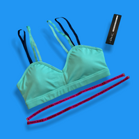 Thumbnail for Turquoise Multi-Way Sports Bra